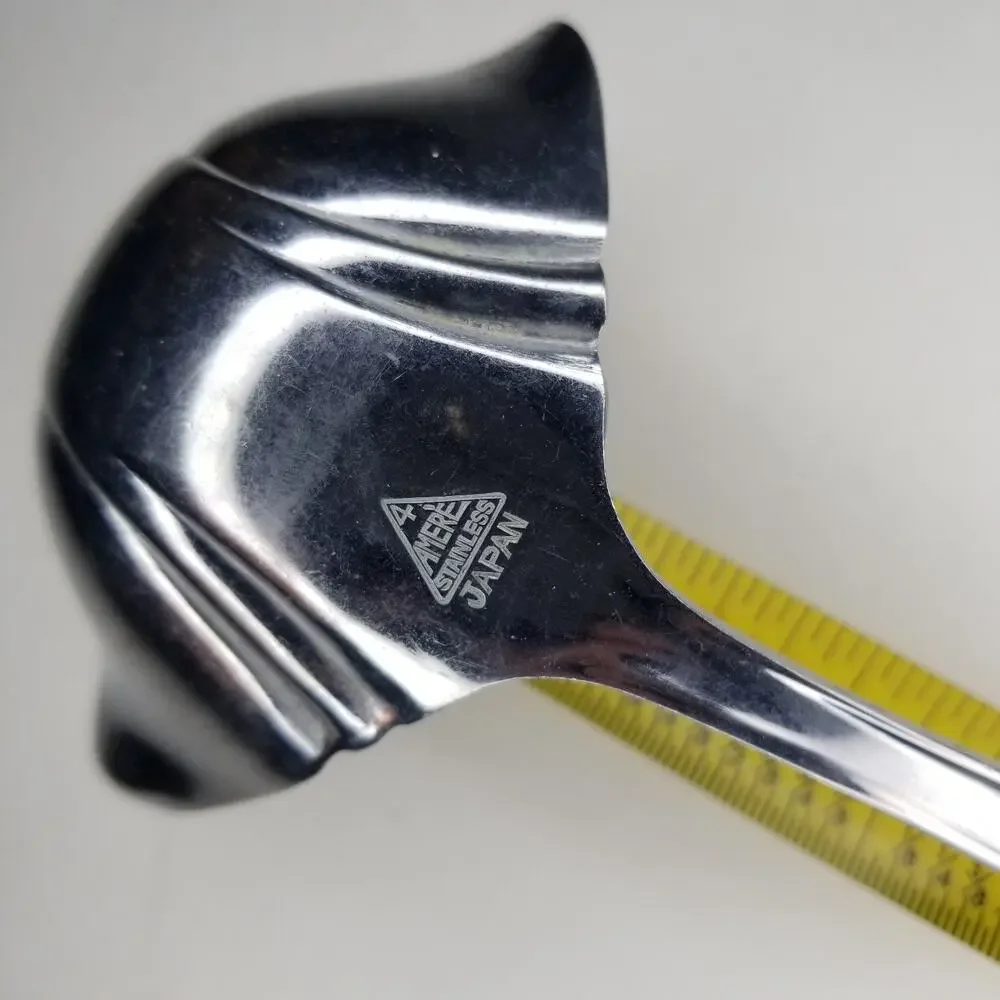Amere Gravy Ladle Vintage Stainless Flatware Japan Retired Aef4 Swirl Glossy 6